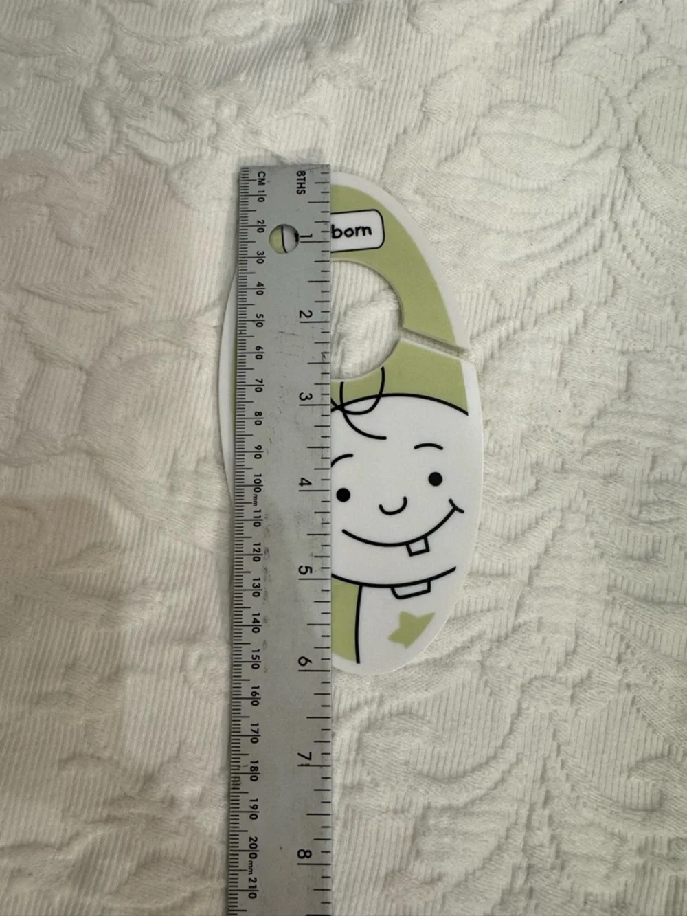 Baby Toddler Padded Floral Fabric Hangers Green - Lot of 11 Size dividers